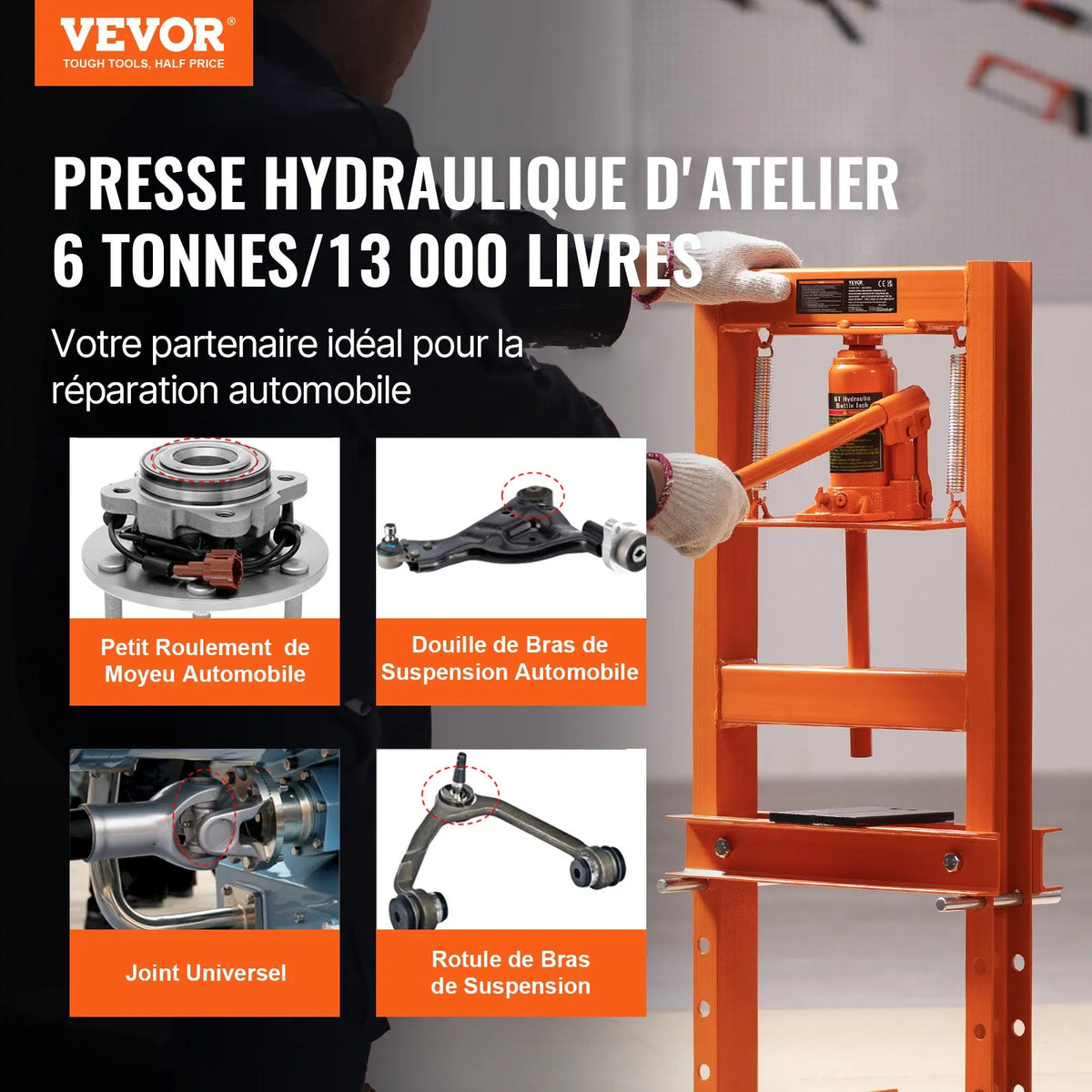 Presse de Travail Hydraulique 6T