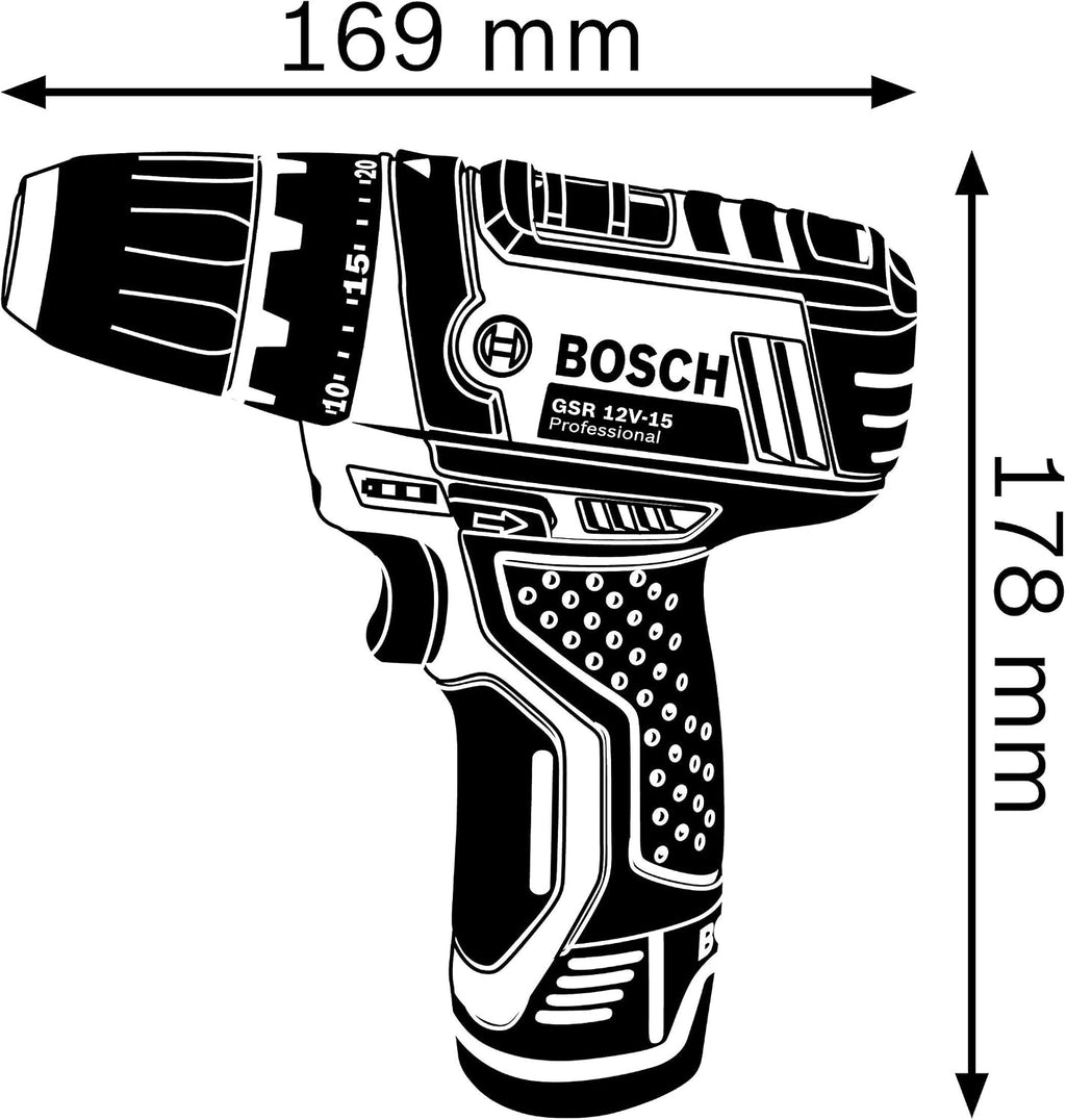 Bosch Professional 12V System perceuse-visseuse sans-fil GSR 12V-15