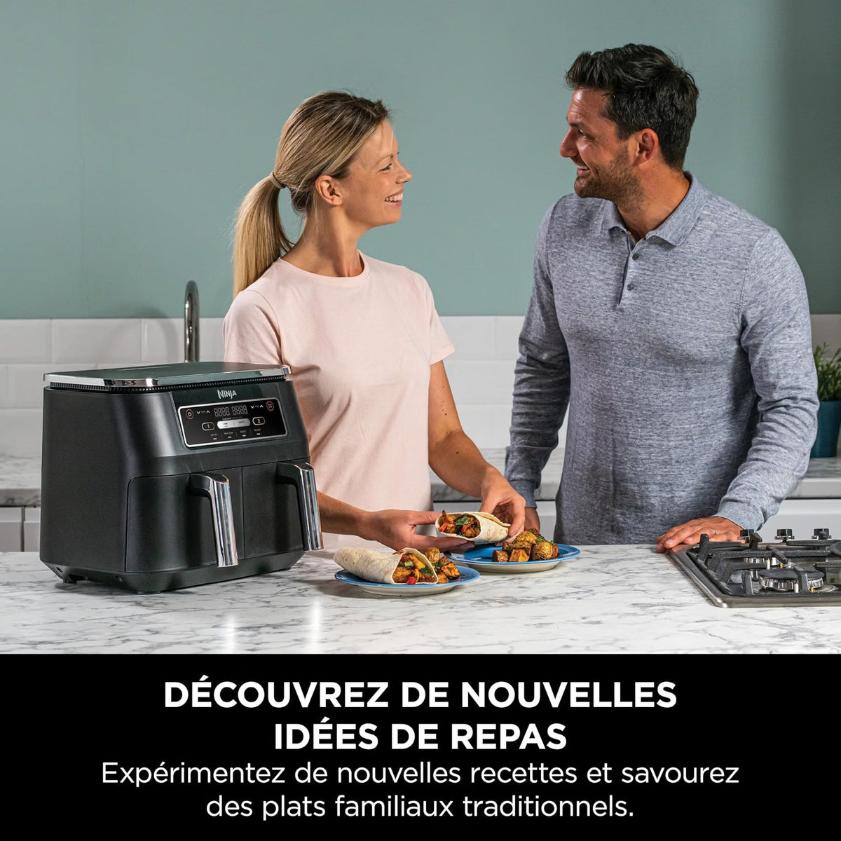 Air Fryer Ninja DualZone, 7.6L, 4-en-1