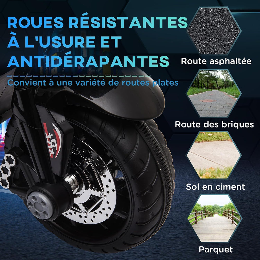 Moto électrique à 3 roues pour enfants