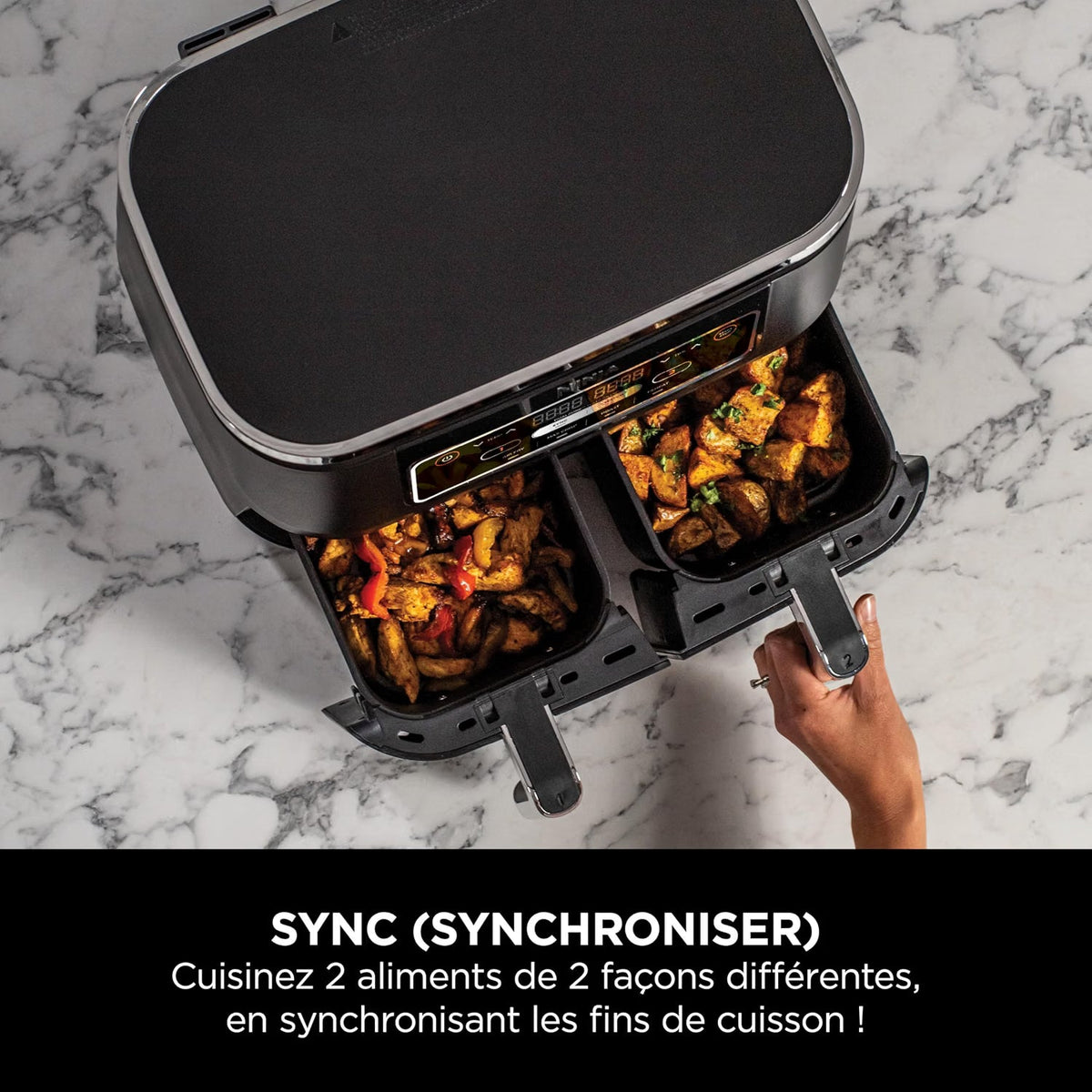 Air Fryer Ninja DualZone, 7.6L, 4-en-1