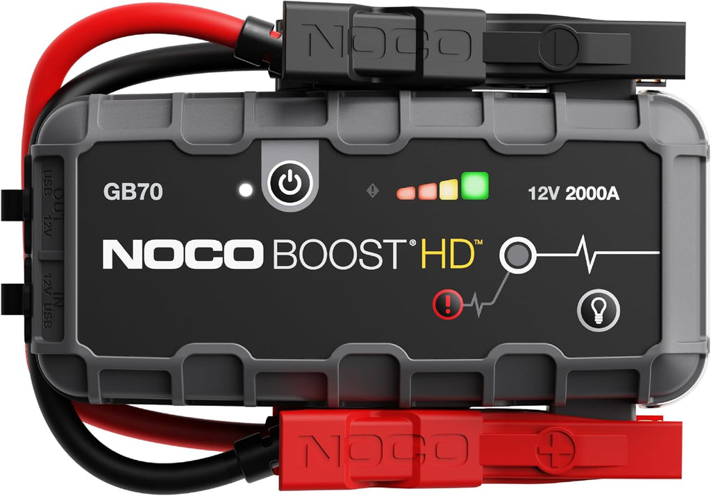 NOCO Boost GB70 Booster Batterie 2000A pour Essence 8,0L et Diesel 6,0L